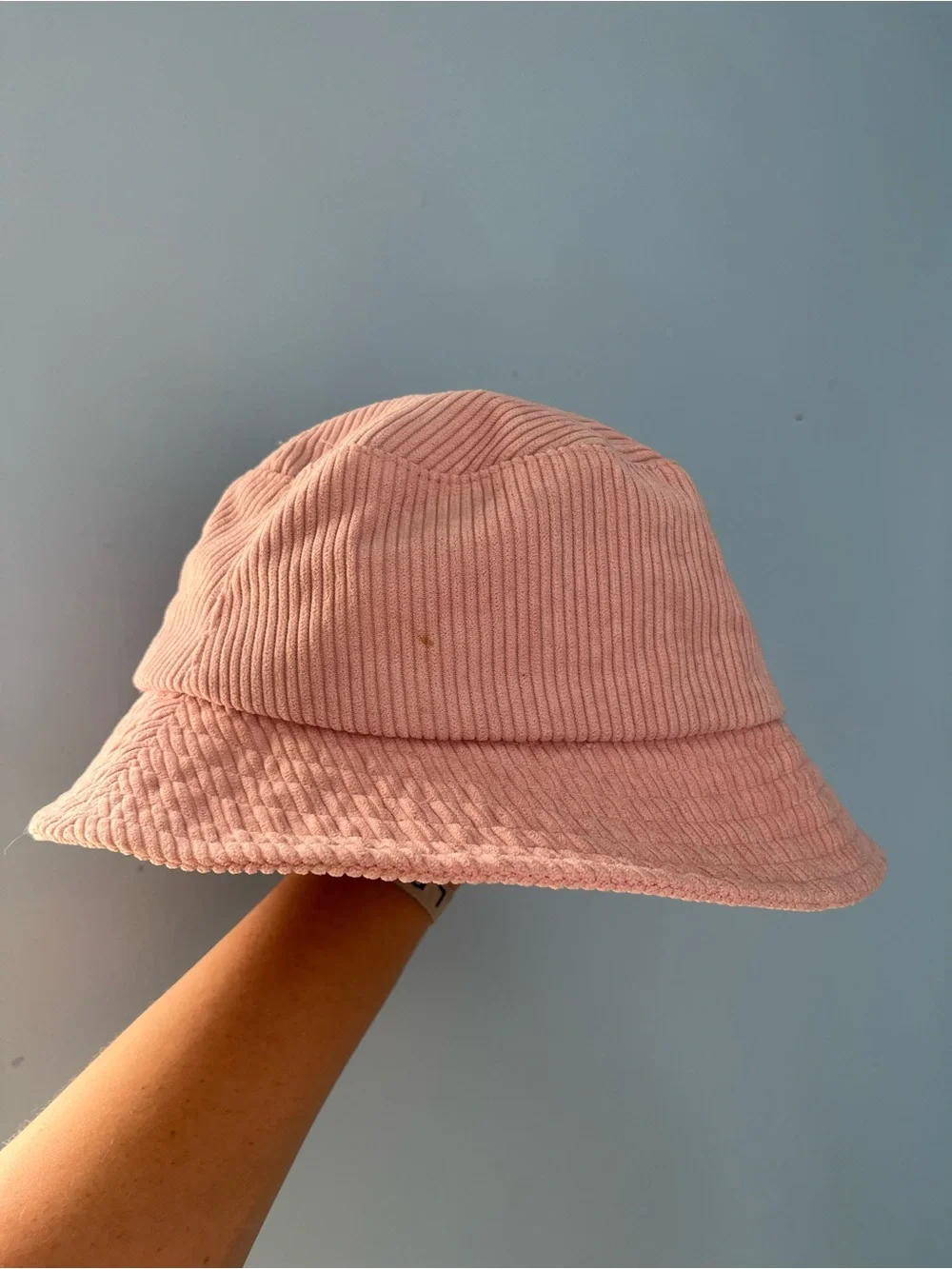 Pink Corduroy Bucket Hat